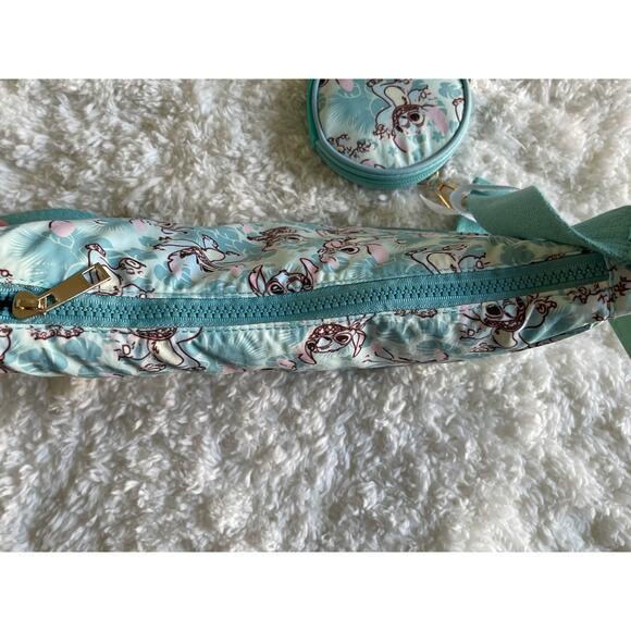 Bioworld Lilo & Stitch Tropical Stitch Purse + Detachable Coin Pouch NEW Disney - Picture 4 of 11